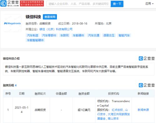 鎂佳科技完成超1億美元融資 智能化賽道加速，軟件與硬件的協同博弈